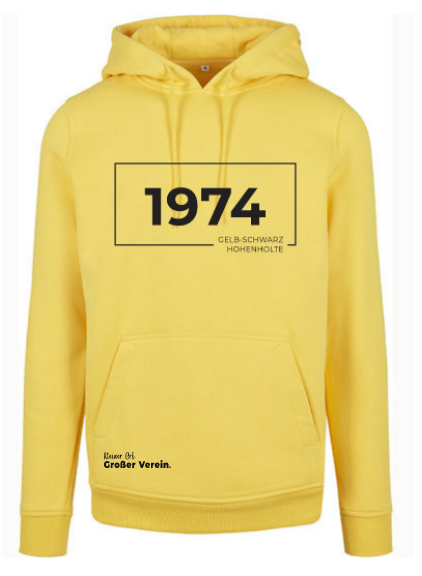 Hoodie SPORTVEREIN GELB-SCHWARZ HOHENHOLTE E.V. Lifestyle 1974